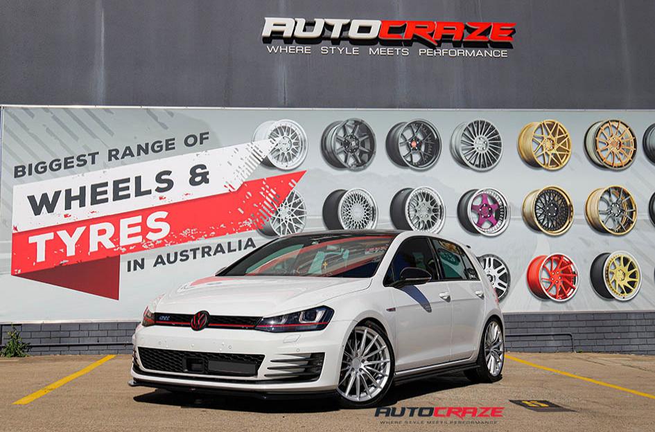 VOLKSWAGEN GOLF SF09 SILVER MACHINED